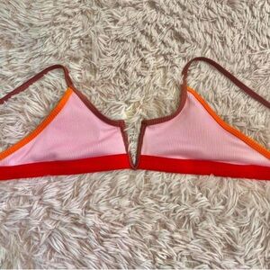 Multi colored bikini top